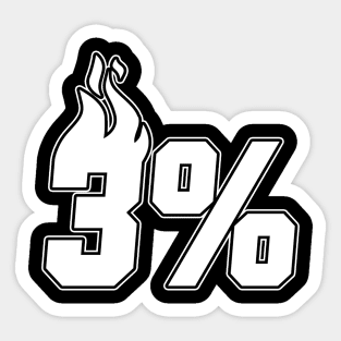 3% Chance Sticker